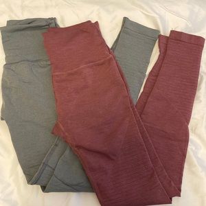 Alphalete Leggings (Magenta)